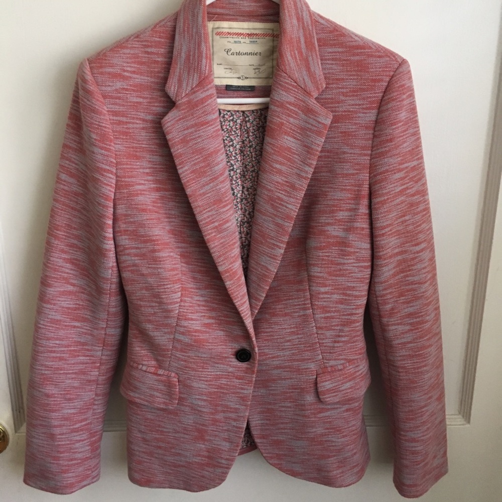 Anthropologie Pink Blazer